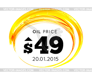 Oil Background - vector image