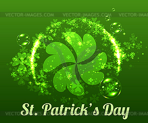 St Patricks day background - vector clip art