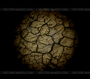 Cracks texture. background - vector image