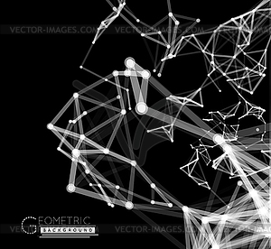 Abstract network connection background - vector image