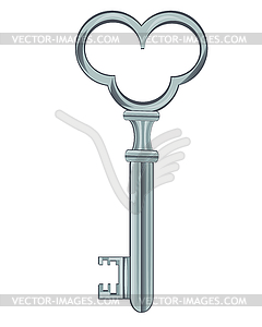 Key of door - vector clip art