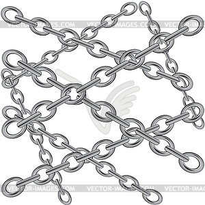 Iron chain - vector clipart