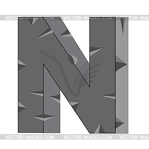 Letter in alphabetLetter of alphabet - vector image