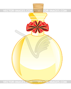 Round vial - vector EPS clipart