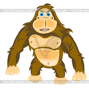 Animal gorilla - vector clipart