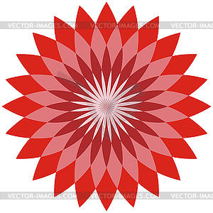 Flower color lotus silhouette for design.  - vector image