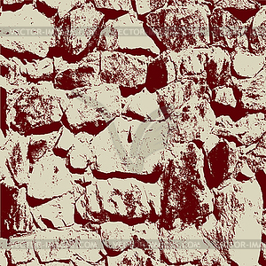 Ancient stone wall background illustratuin - vector clipart