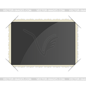 Ретро фоторамка - векторное графическое изображение