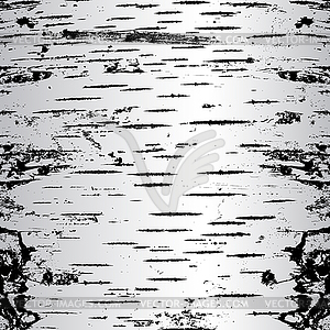 Bark of birch in cracks texture.  - vector EPS clipart