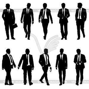 man in suit and tie clipart