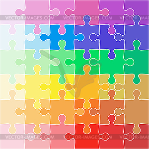 Abstract color Background icon jigsaw puzzle - vector image