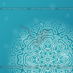 Abstract circle ornament - royalty-free vector clipart