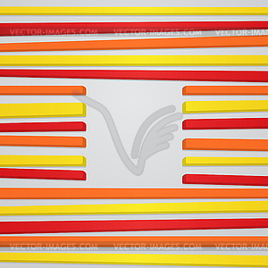 Frame of stripes - vector clipart / vector image