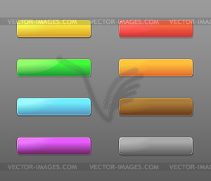 Web buttons - vector image