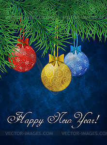 Happy New Year - vector image