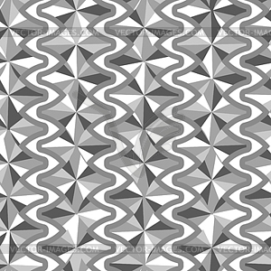 Gray triangle pattern - vector clipart