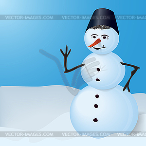 Snowman - vector clipart