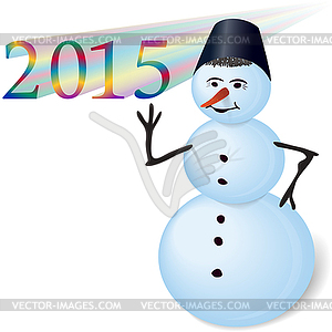 Snowman - vector clipart