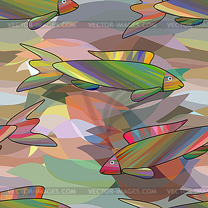 Abstract fish - vector image