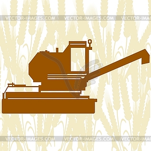 Combine Harvester - vector image