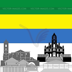 Gabon - vector image