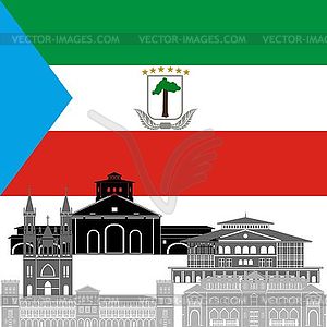 Equatorial Guinea - vector EPS clipart