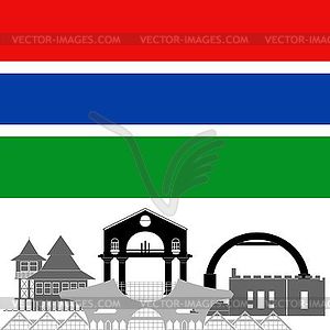 Gambia - vector clip art