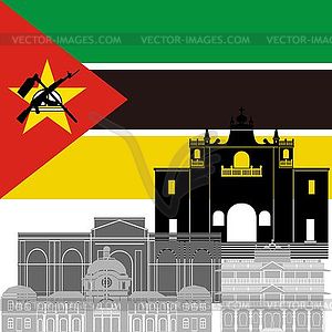 Mozambique - vector EPS clipart