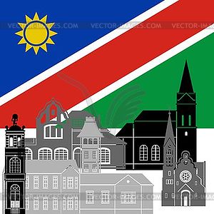 Namibia - vector clip art