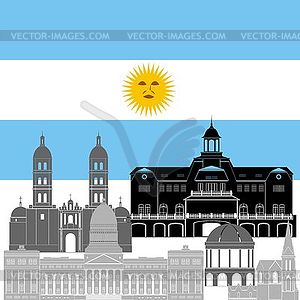 Argentina - royalty-free vector image