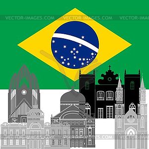 Brazil - vector clipart