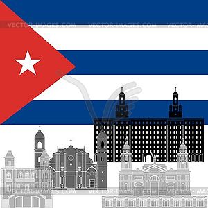Куба - графика в векторе
