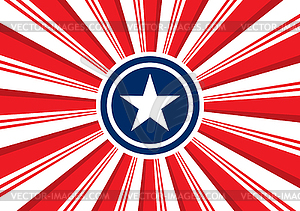 Patriotic background - vector clipart