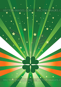 Irish background - vector clipart