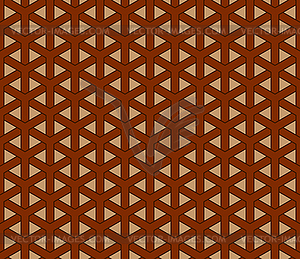 Geometric chinese seamless pattern - vector clipart