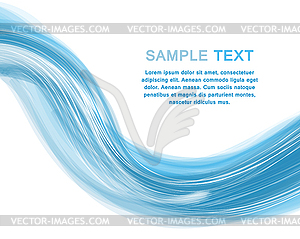 Water wave background - vector clip art