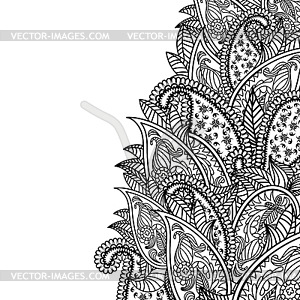 Oriental paisley pattern - vector image