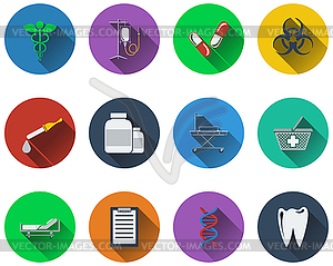 Set of medical icon - vector clipart