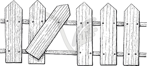 Fence - vector clipart