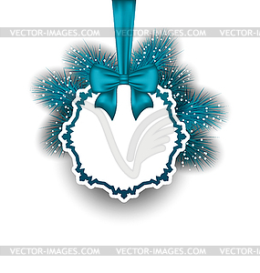 Greeting elegant card with copy space for your text - vector clipart