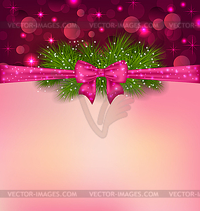 Christmas elegance background with fir branches - vector clip art