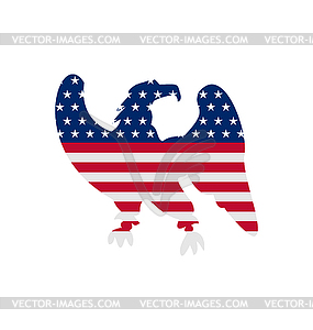 Eagle Символ национальная гордость Америки для Independenc - векторный рисунок
