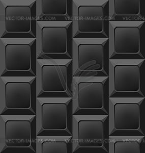 Geometric Black Seamless Pattern, Abstract - vector clip art