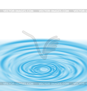 Water Twirl Blue Abstract Background - vector clipart