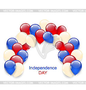 American Independence Day Decoration - vector clipart / vector image