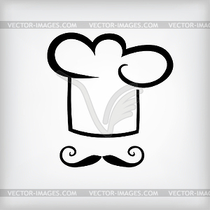 Cooks cap icon - royalty-free vector image