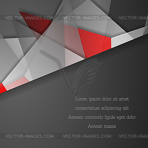 Background with graphic elements - vector image