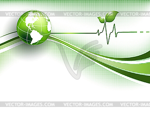 Abstract environmental background - vector clip art