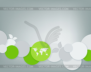 Abstract environmental background - vector image