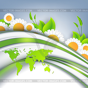 Abstract environmental background - vector image